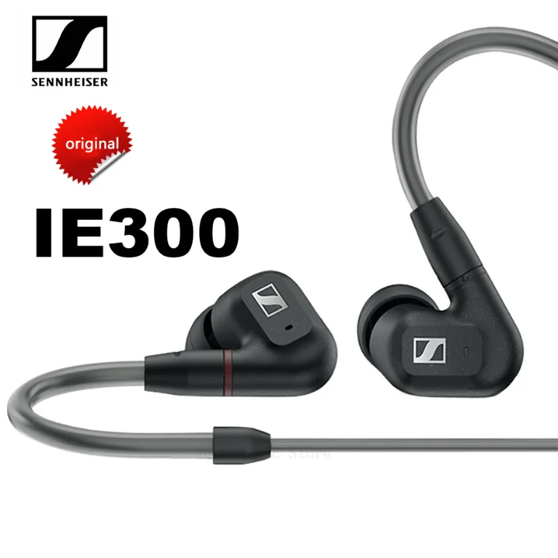 

100% NEW SENNHEISER IE 300 In-Ear Audiophile Headphones Wired Earphones HIFI Headset Sport Earbuds Detachable Cable