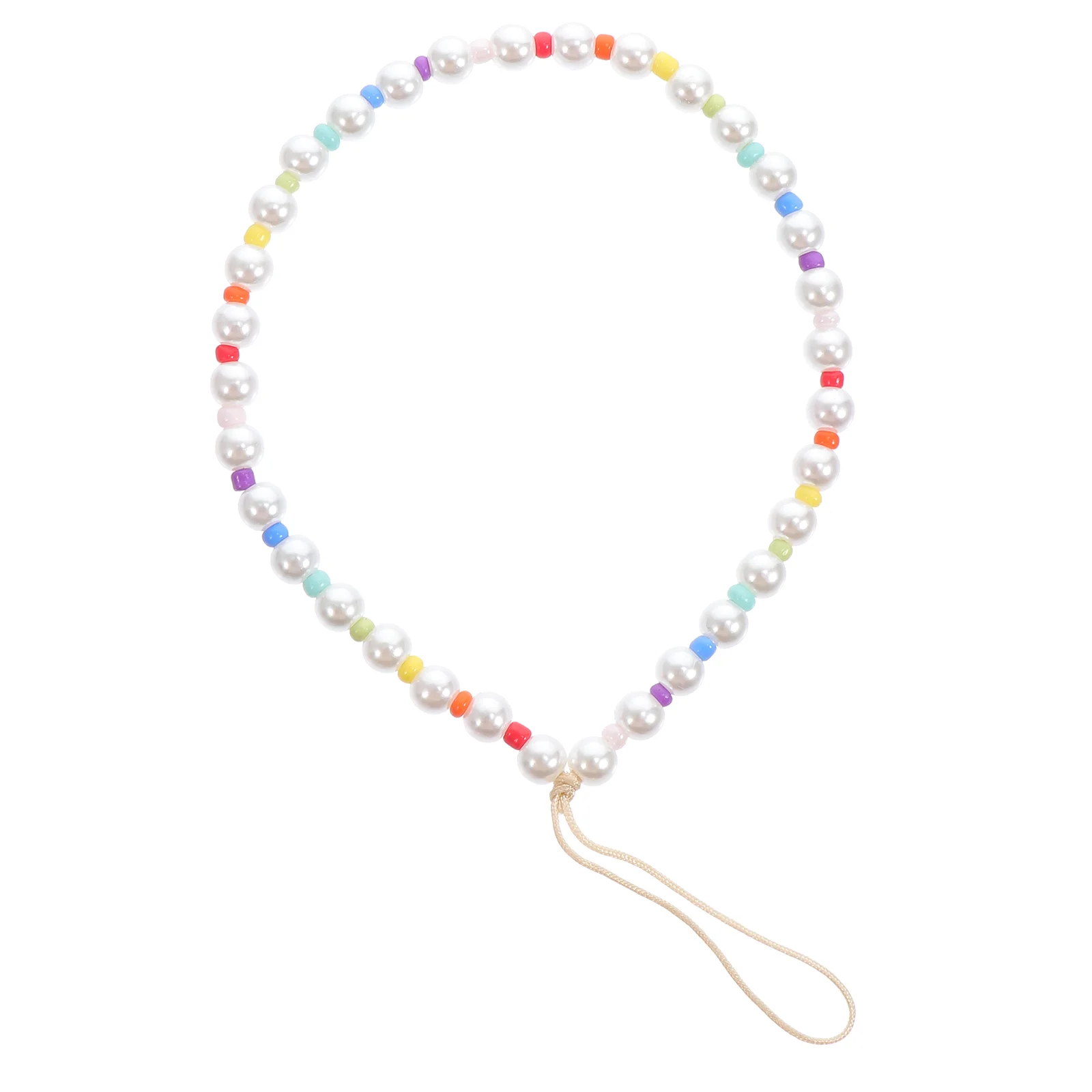 

Strap Lanyard Chain Beads Wrist Beaded Charm Key Hanging Pearl Pendant Exquisite Decorative Purses Lost Anti Decoration Cell