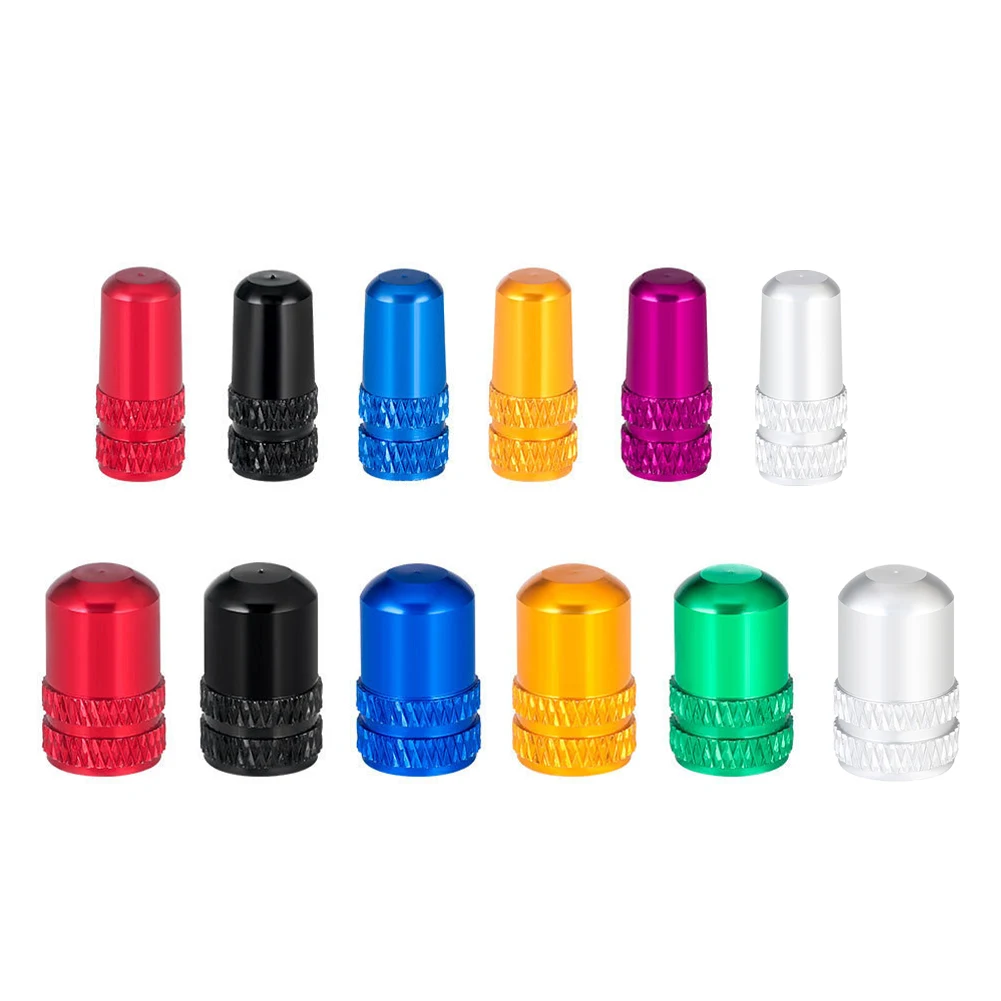 

2pcs Bicycle Valve Cap Aluminum Alloy Schrader /Presta Bike Tire Valve Cap Dust Protection Cover Ultralight Bicycle Accessories
