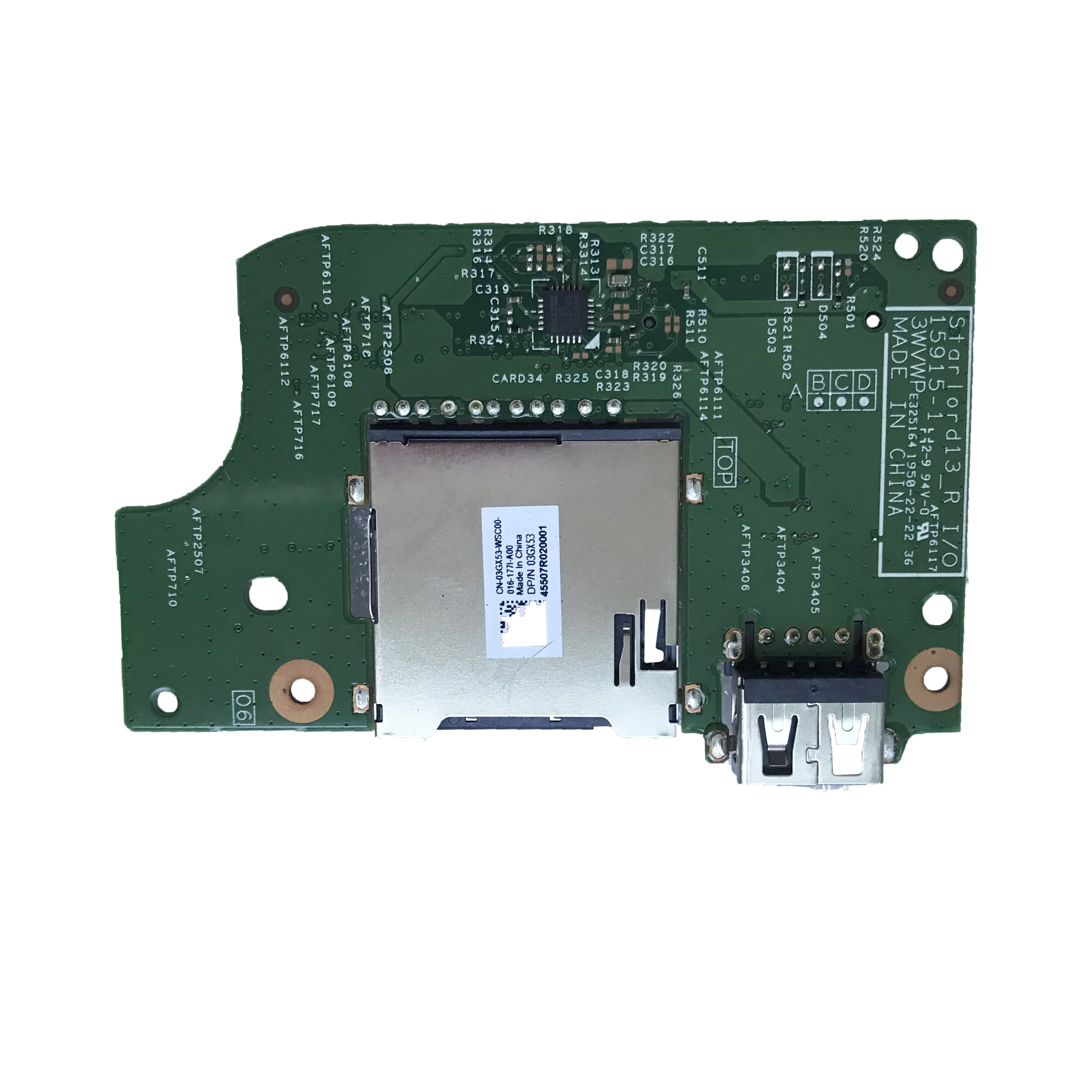 

new for DELL 7378 7569 7579 7779 3379 USB SD Card connector board 01379X