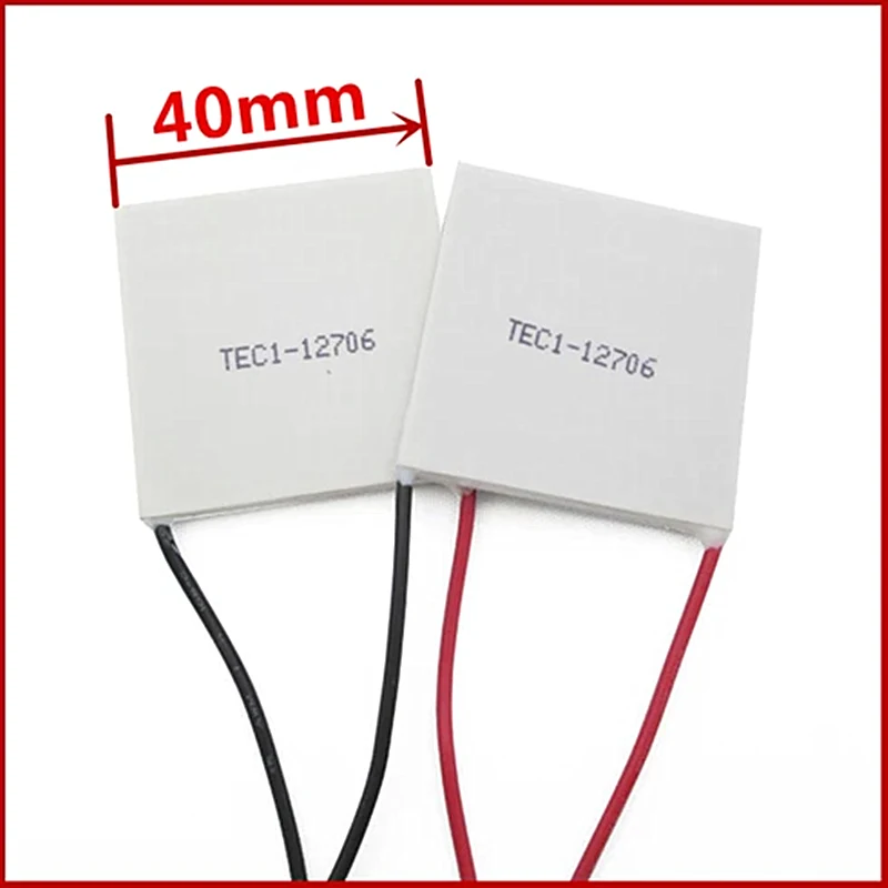 

TEC1-12706 12703 C1206 12715 19006 Electronic Semiconductor Peltier Refrigeration Block 40mm 12V 6A Cooling Cold Chip 60-70℃