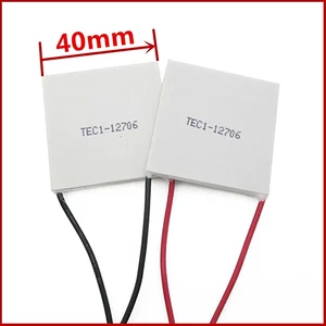 TEC1-12706 12703 C1206 12715 19006 Electronic Semiconductor Peltier Refrigeration Block 40mm 12V 6A Cooling Cold Chip 60-70℃