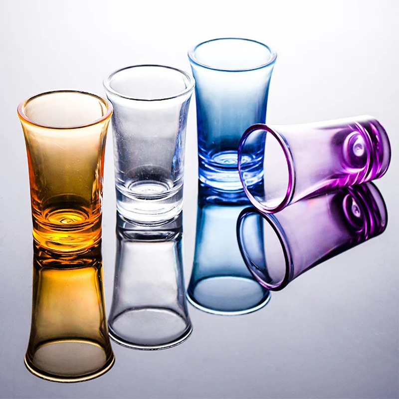 

Акриловый бокал с пулями, прозрачный пластиковый бокал для ликера, бокал для ликера, креативный красочный бокал для вина, кухонные аксессуары