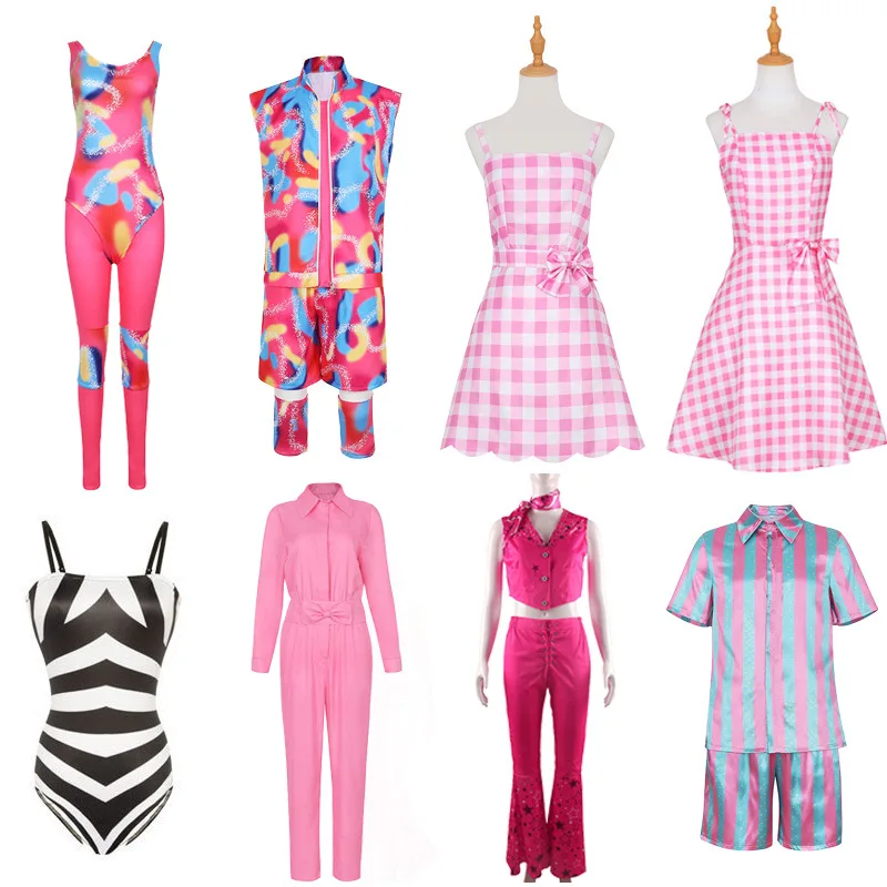 Новинка костюм для косплея из фильма женщин мужчин детей Платье Марго