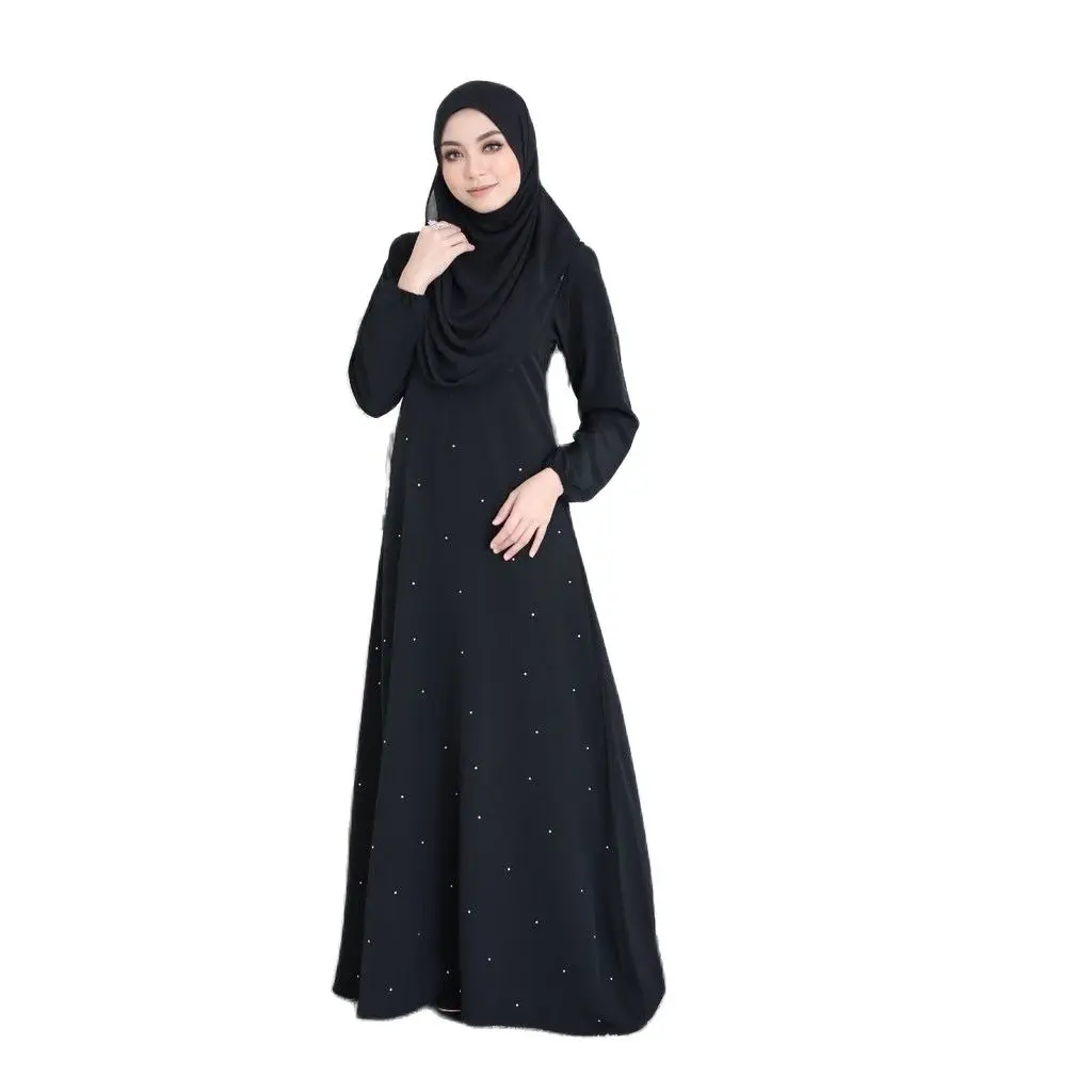 Abaya женское платье с длинным рукавом, мусульманская абайя, Макси Кафтан, женское платье с кисточками и рукавами из камня, платья большого раз...