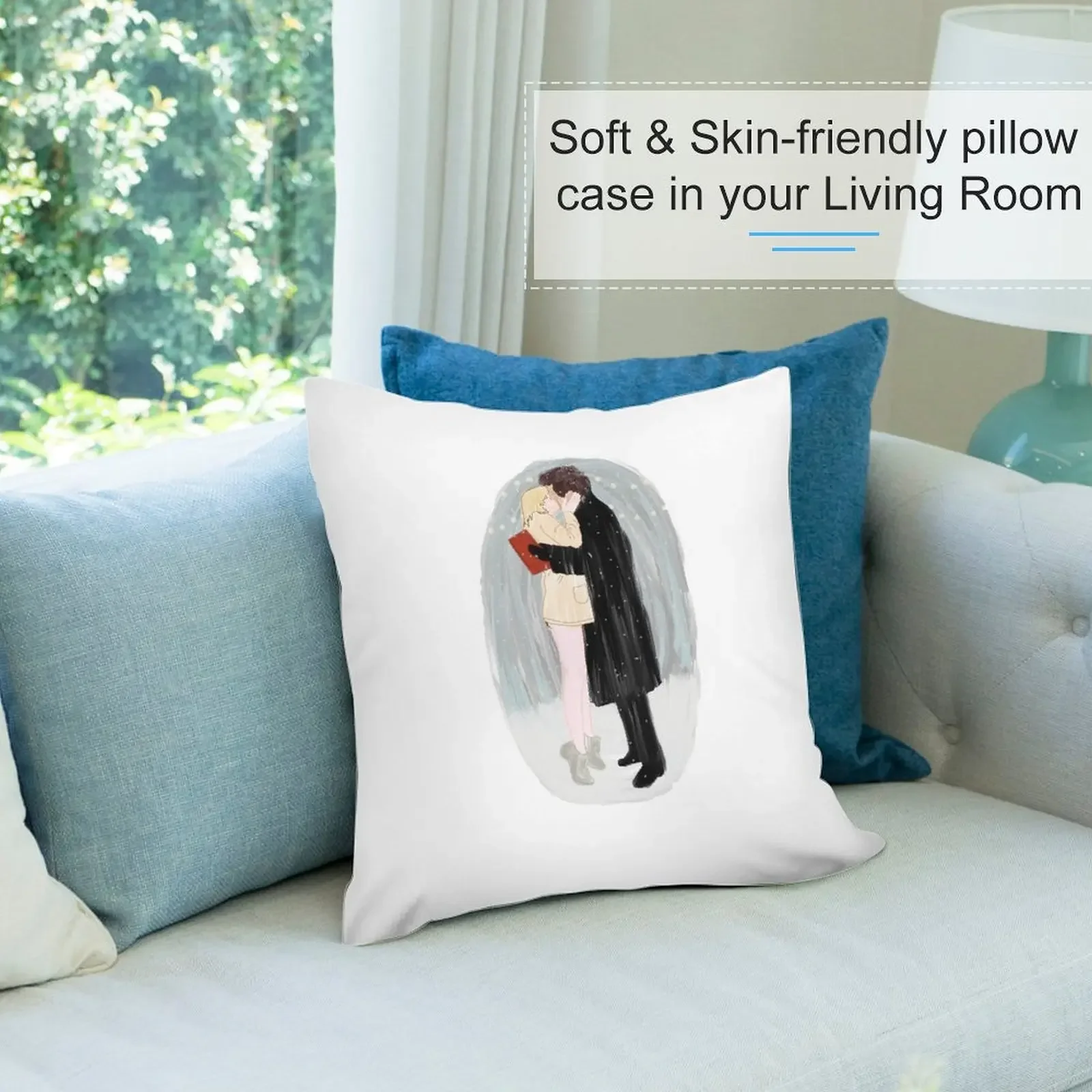 Подушка Bridget Jones Christmas Kiss эластичный чехол для дивана роскошный декор подушки