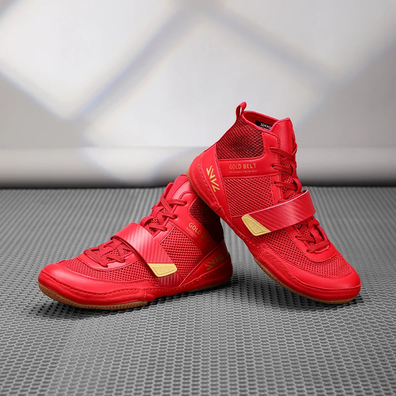 Ботинки мужские и женские износостойкие дышащие боксерские туфли удобная обувь