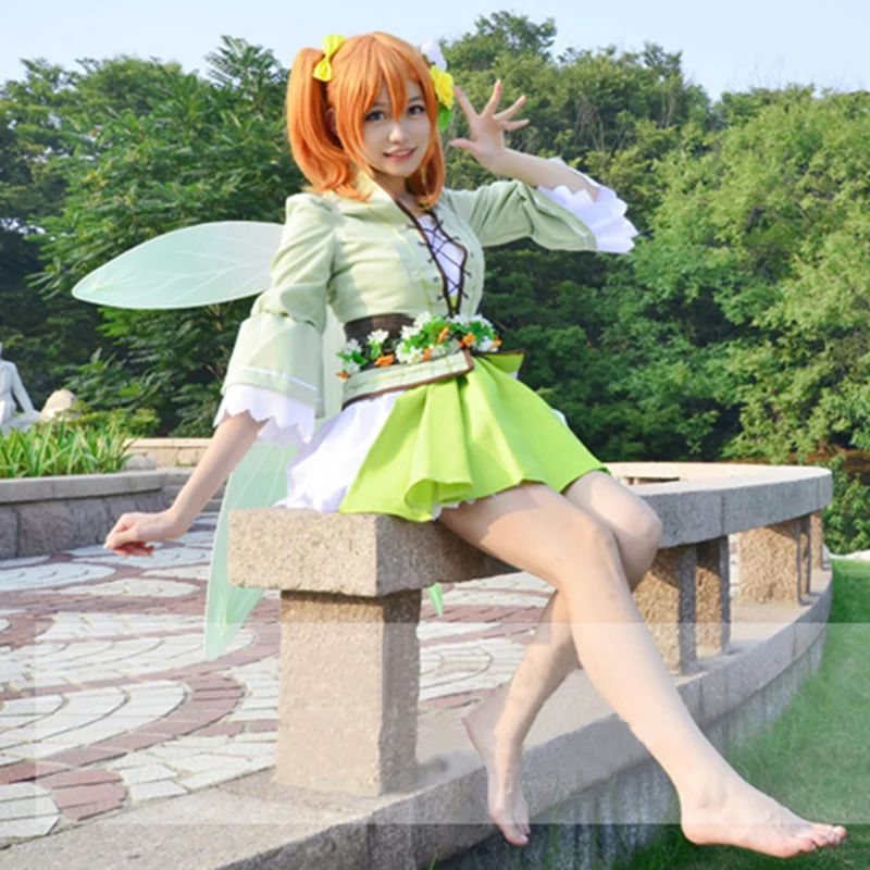

Аниме Хэллоуин косплей Love live Kousaka Honoka Фея непробужденный косплей костюм лолита платье A