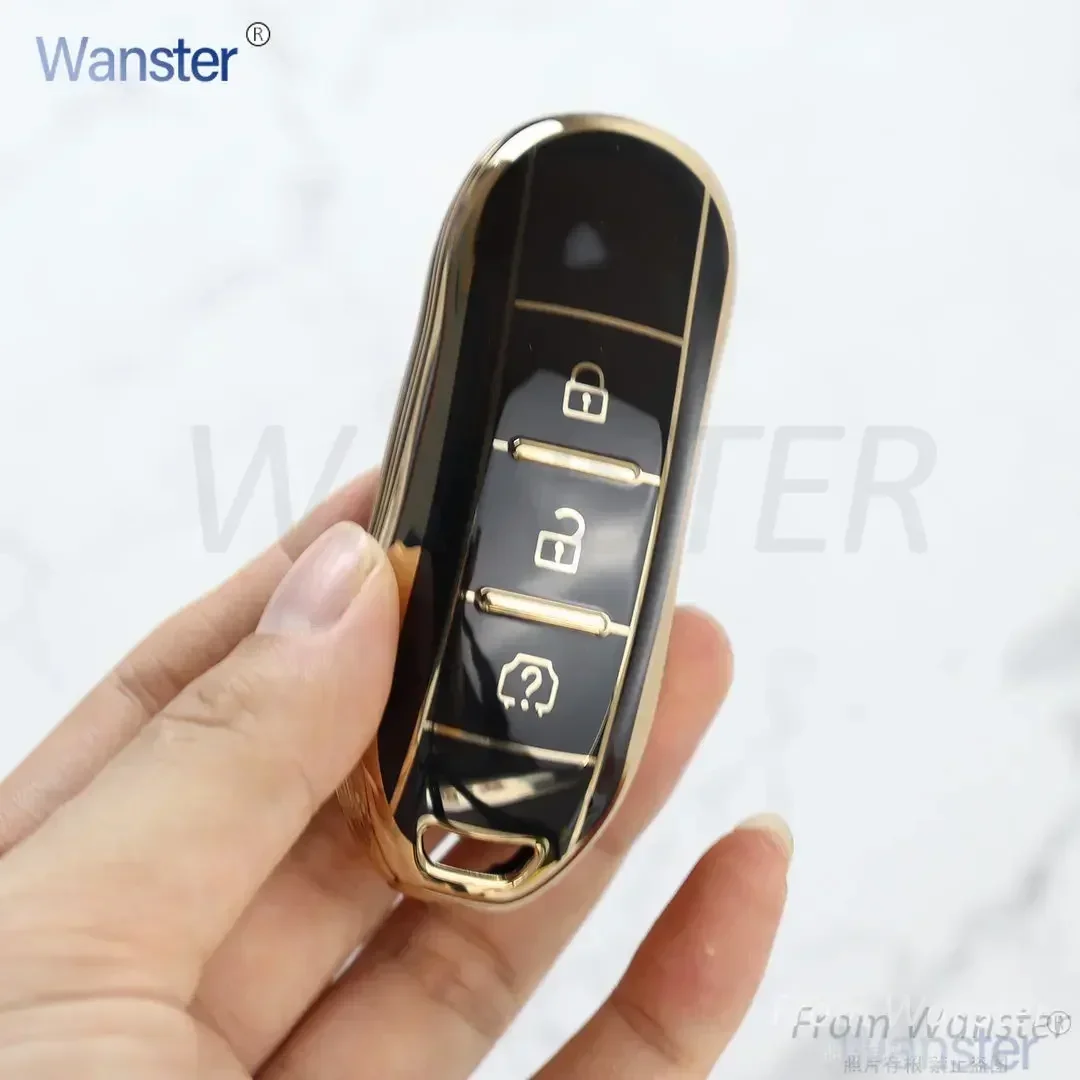 

Чехол для автомобильного ключа из ТПУ, брелок для ключей, аксессуары для Dongfeng Fengguang DFSK Glory 580 Fengon Ix5 Ix7 Seres 3 5 Sf5 2021-2024