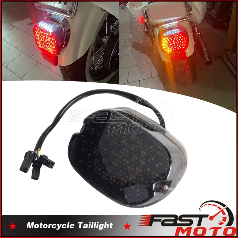 Задний тормоз для мотоцикла фонари указателя поворота дымовые линзы Harley Road King