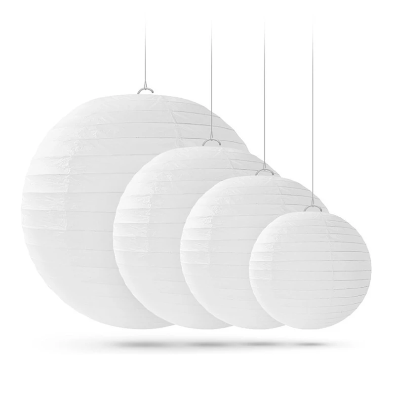 

Decorative Round Chinese Paper Lanterns Assorted Round Sizes for Home Decor