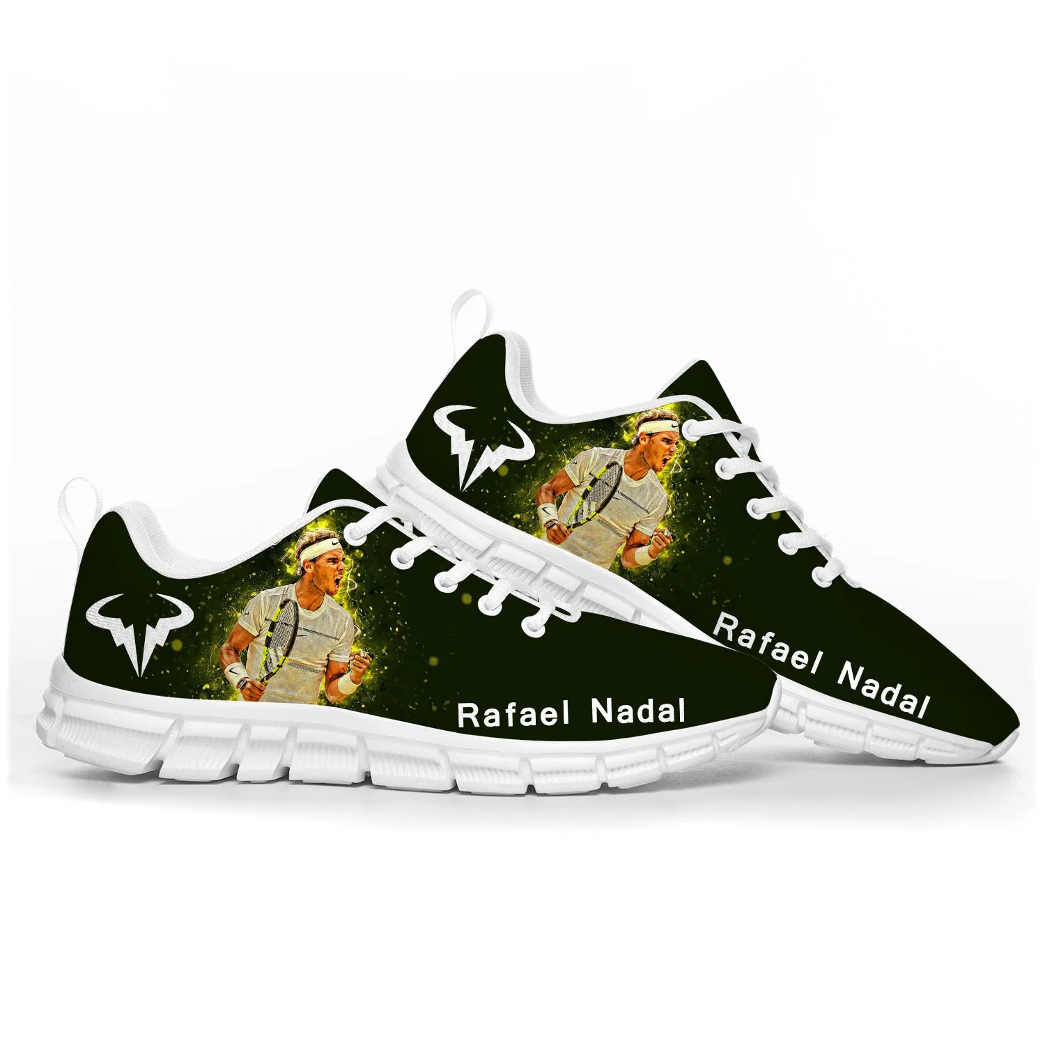 

Рафаэль Надаль теннисная игровая спортивная обувь для мужчин женщин подростков детей Детские кроссовки для родителей обувь на заказ