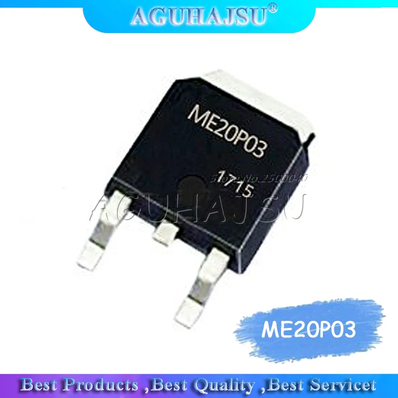 

10PCS B20P03 = ME20P03-252 TO-252