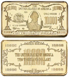 

Золотые сувенирные монеты Dollar