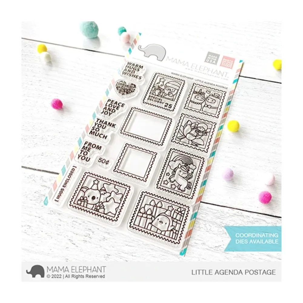 

Clear Stamps Little Agenda Postage Stamps Scrapbooking New Make Photo Album Card Diy Paper Embossing Craft Supplies Handmade
