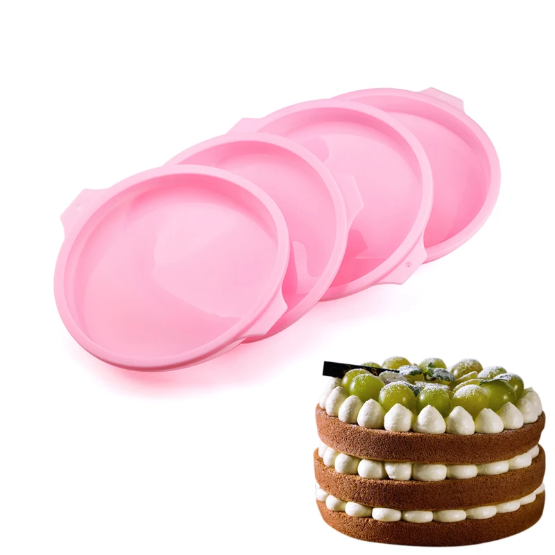 Круглая силиконовая форма для торта выпечки кондитерских изделий и аксессуары