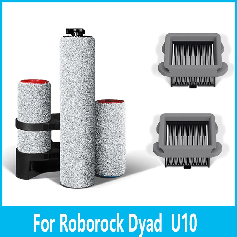 

For Roborock Dyad U10 Wireless Floor Scrubber Vacuum Cleaner Accessories Detachable Roller Brush HEPA Filter Parts Washable