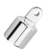 stainless steel marine 316 polished bimini top fittings eye end cap fit 1