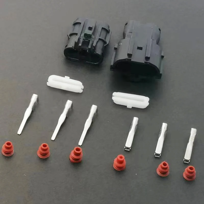 3P 2 мм Автомобильный водонепроницаемый разъем штекер и гнездо 7031Y-2-11/21