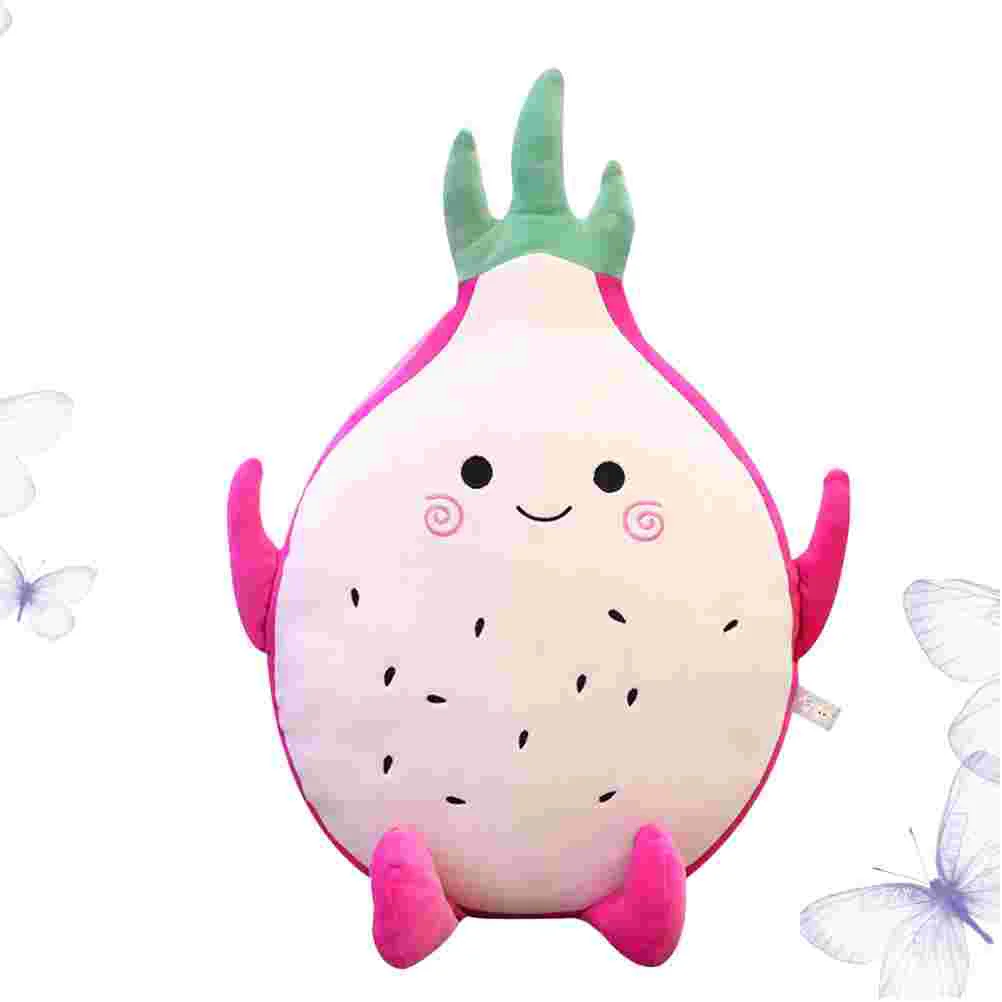 

Dragon Fruit Plush Pillow Stuffed Toy Animal Food Pitaya Cushion Plushie Toys for Baby Kids (45cm 038kg) Stitch