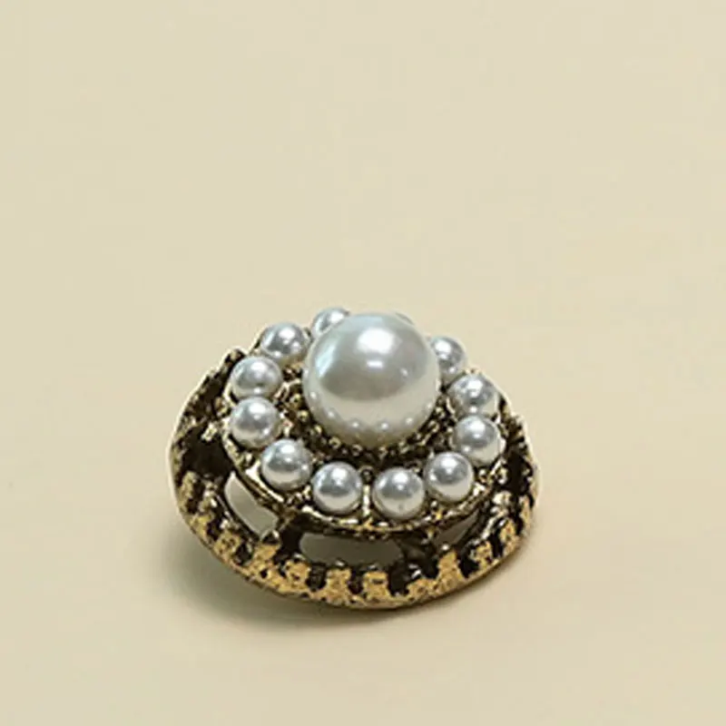 

Sale Pearl Buttons For Clothing Sew Diy Accessories Decorative Crafts Supplies Blazer Sewing Tools Luxury Embellishment 6pcs/lot