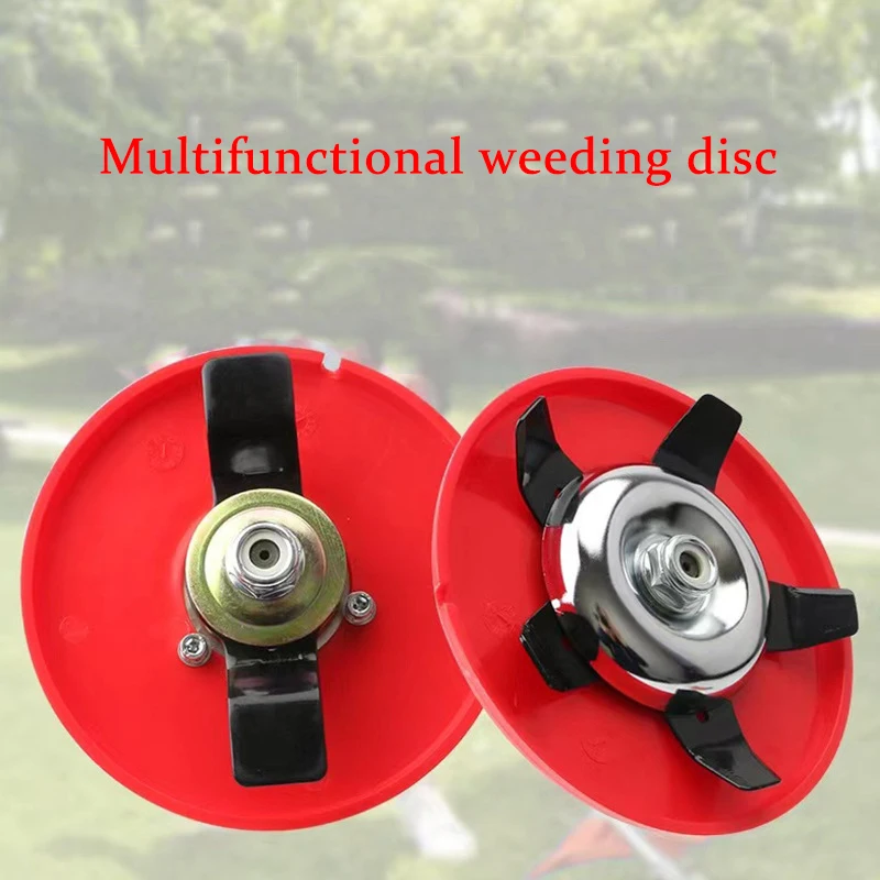 

Dual-use Weeder Plate Lawn Mower Trimmer For Head Brushcutter Grass Cutting Machine Cutter Tool Weeding Accessories Mower 1pc
