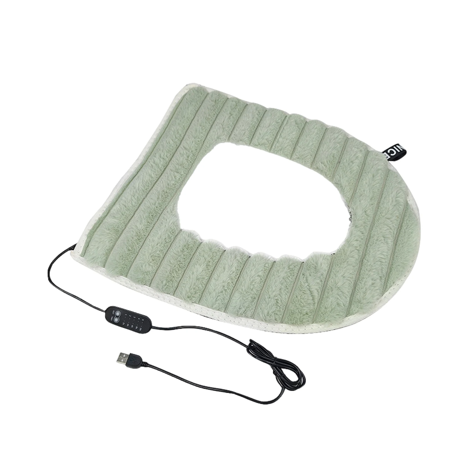 USB теплый коврик для унитаза из кроличьего флиса