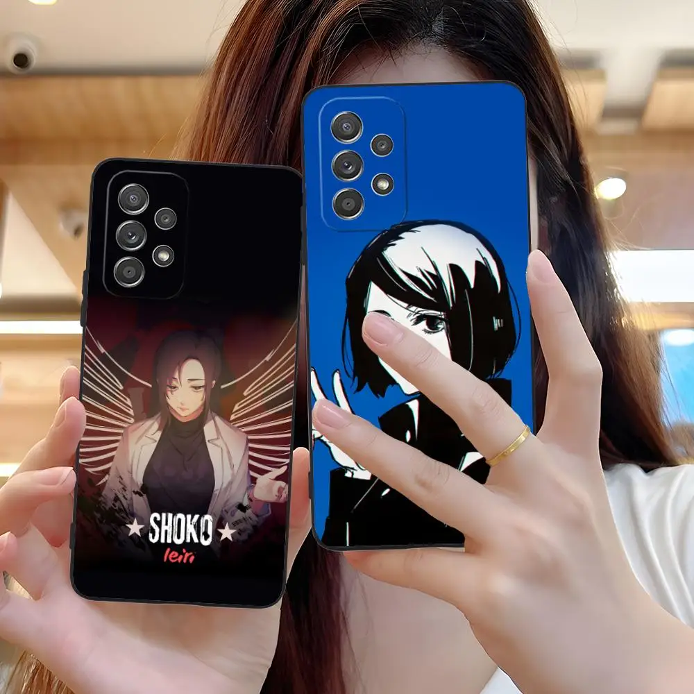 Фото Чехол для мобильного телефона Jujutsu Kaisen Shoko Leiri из ТПУ для Samsung Galaxy M55 54 42 35 34 33 32 23 22 15 14 13 12 F55 5G №2