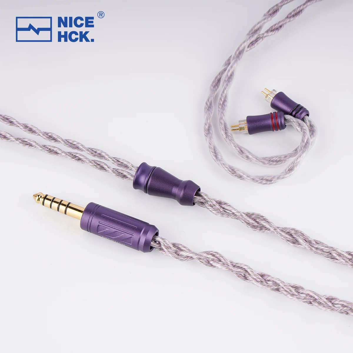 NiceHCK AceLilac HiFi IEM провод 7N OCC + посеребренный для Explorer S08 DUDU Chopin