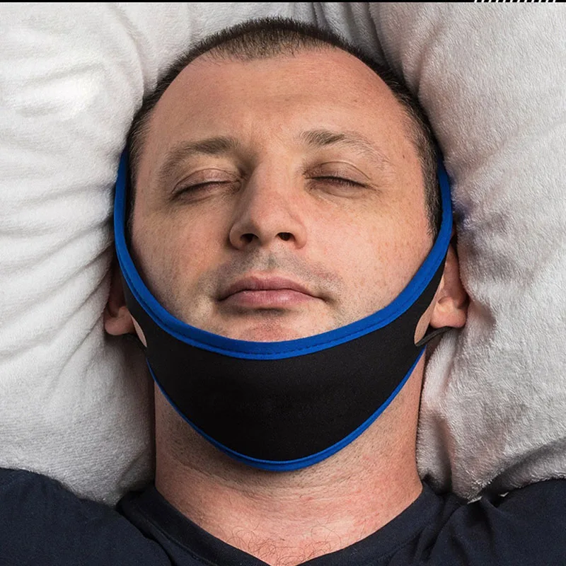 Новый пояс против храпа раствор для челюсти поддержка сна остановки подбородка