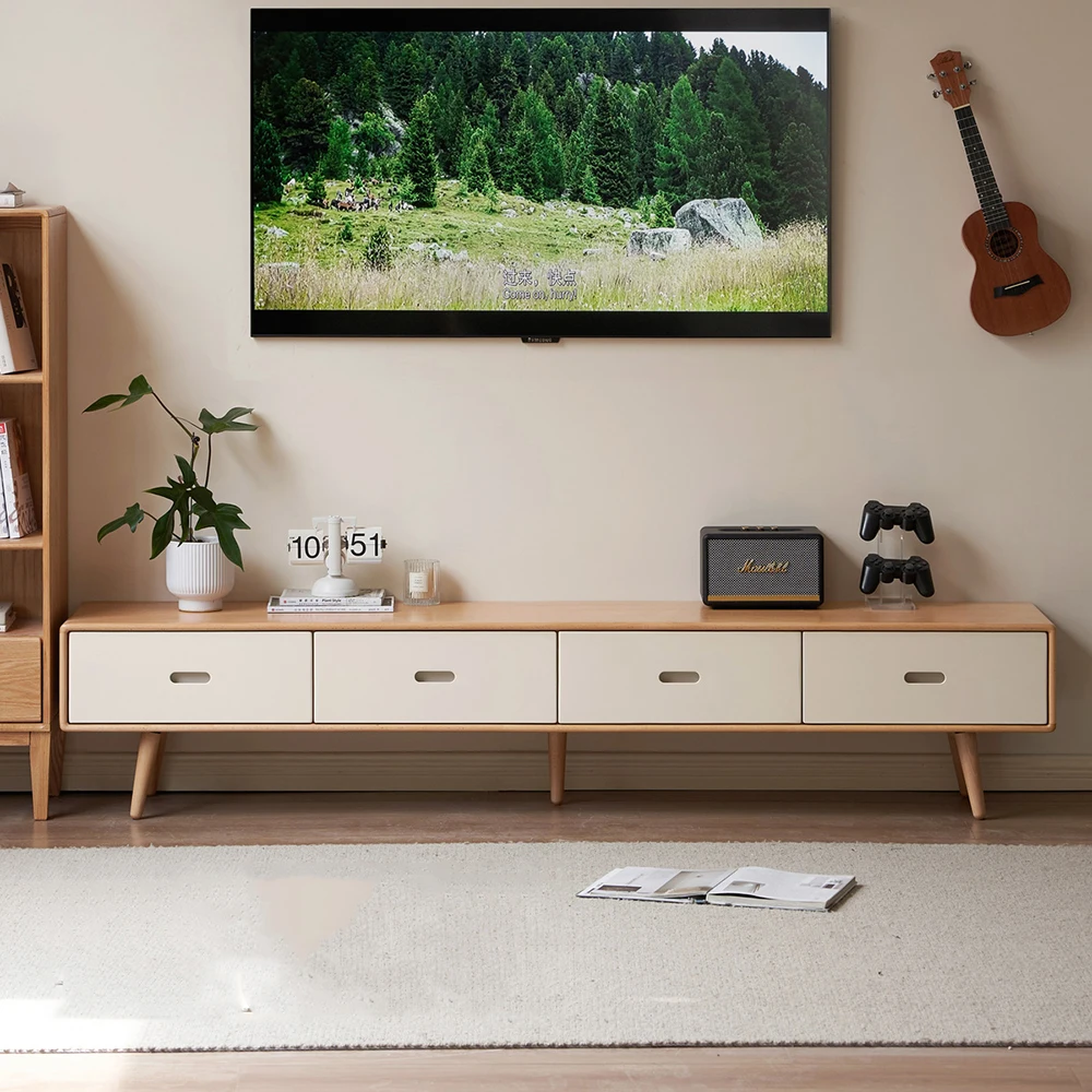 Красивый скандинавский шкаф для телевизора эстетический деликатесный гламур