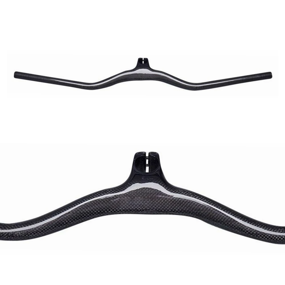 

Carbon Fibre XC World Cup level integrated Bicycle Handlebar MTB Bike Handlebar Angle -8 -17 -25 Degrees Rise Bar