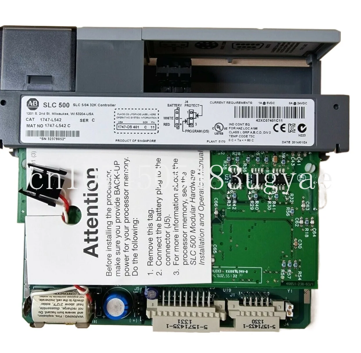 Аналоговый Цифровой модуль Plc-контроллер 1756-OB16E 1747-L542