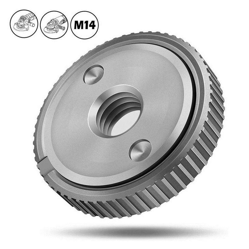 

1PCS Parts Angle Grinder M14 Thread Replacement Quick-release Nut Clamping Equipment Hand Tools Self-locking Pressure Plate Tool