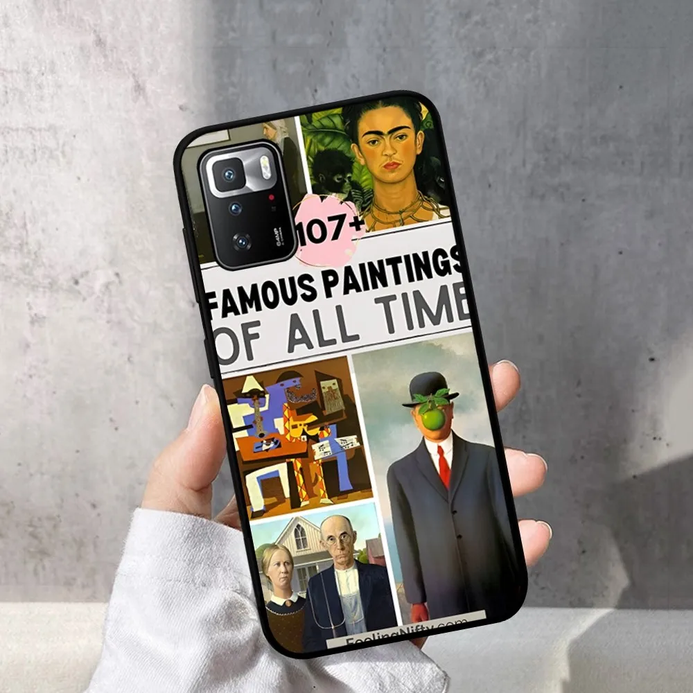 Чехол для телефона Funny Art Mona Lisa Redmi Note 4 X 5 A 6 7 8 T 9 9S 10 11 11S 11Epro Poco M3 Pro