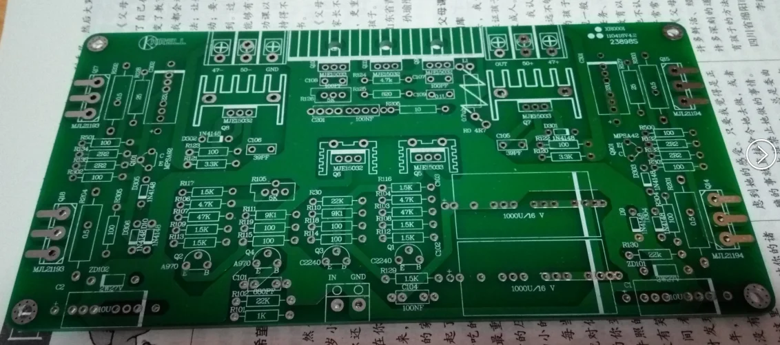 Последнее поступление 1 пара KSA50 KRELL50 Hi-Fi печатная плата усилителя мощности (2