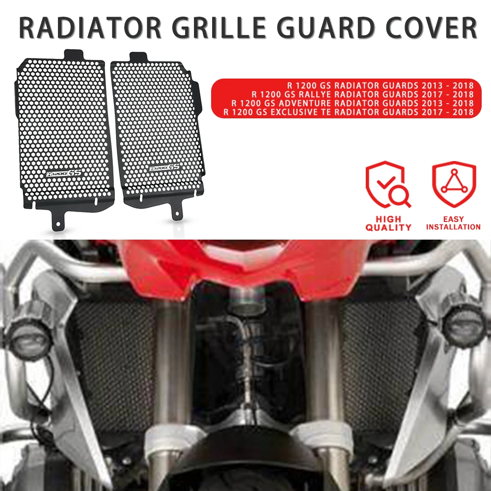 

FOR BMW R 1200 GS R1200GS ADVENTURE R1200 GS ADV Motorcycle Radiator Grille Guard Cover Protection 2013 2014 2015 2016 2017 2018