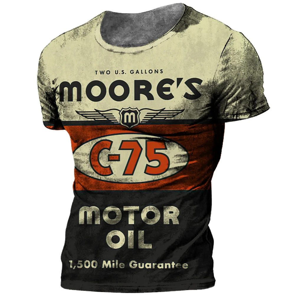 

Мужская Повседневная футболка с коротким рукавом, быстросохнущая универсальная рубашка большого размера в уличном стиле с 3D принтом букв, ...