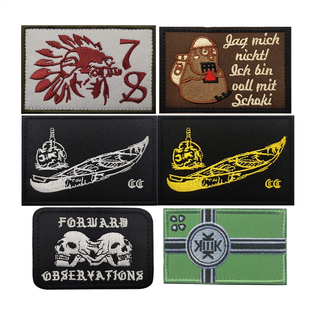 

Fog Forward Canoe Armband One7six Netball Team Morale Badge St George GBRS Magic Patches Hook and Loop for Clothes Backpack Hat