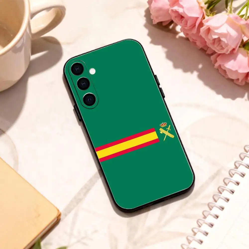 Чехол для телефона S-spanish G-guard C-Civil Emblem для Samsung Galaxy A73, A72, A71, A70, A53, A52, A51 и других моделей, мягкий черный корпус (art.: 3920d97550f63) - 3920d97550f63
