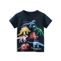 new baby boy quality cotton t shirts kids summer clothes costumes toddler boy cartoon dinosaur t shirt tops boutique outfits