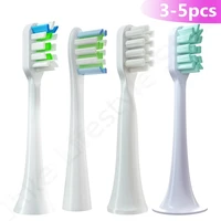3 5pcs replacement brush head for soocas x3 oclean x mijia t100 t300 t500 electric sonic toothbrush soocare nozzles