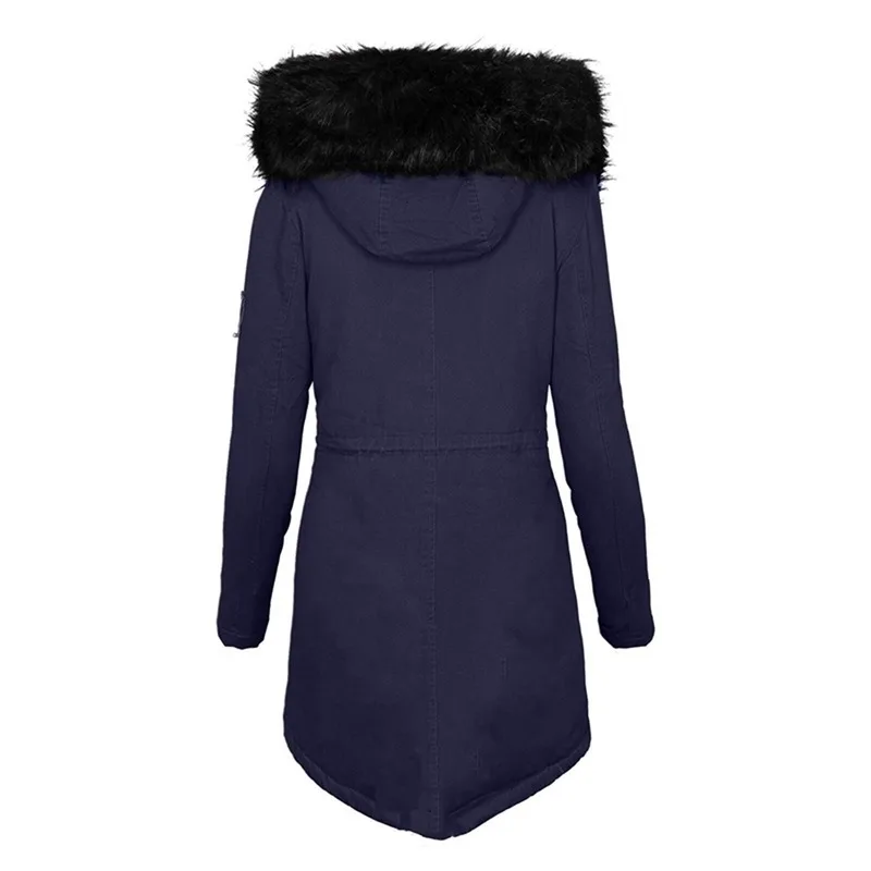 Winter Women's Collection Fashion Warm  Women Coats and Jackets Winter Windproof Stand-Up Collar with Hood Winter Slim Coat