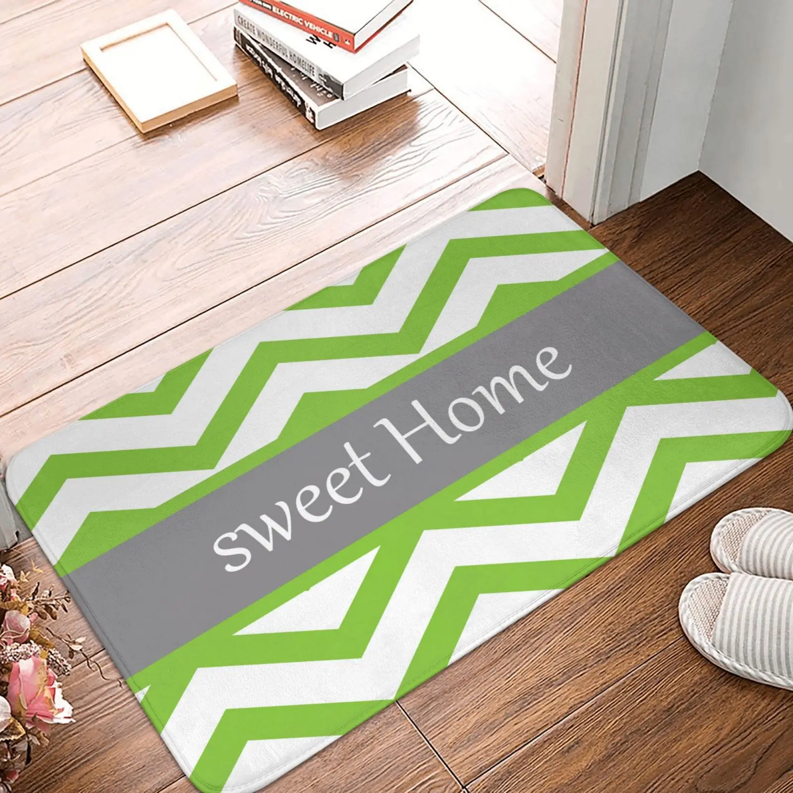 

Милые зеленые домашние коврики для дверей, кухонные коврики, мягкие коврики для ванной, мебельные коврики для фойе, небольшие коврики, коври...