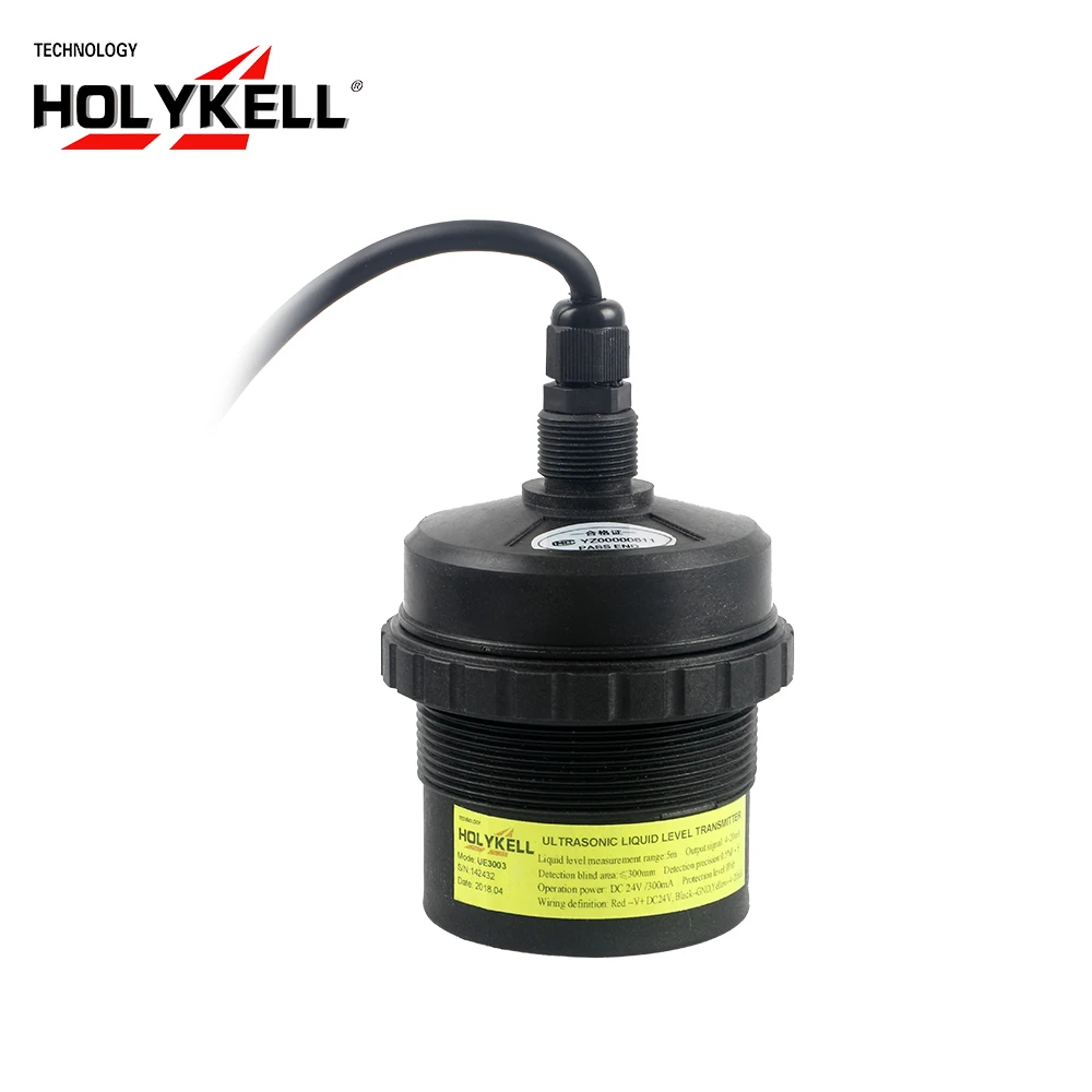 

Holykell UE3003 4-20ma ultrasonic fuel level sensor non contact level sensor