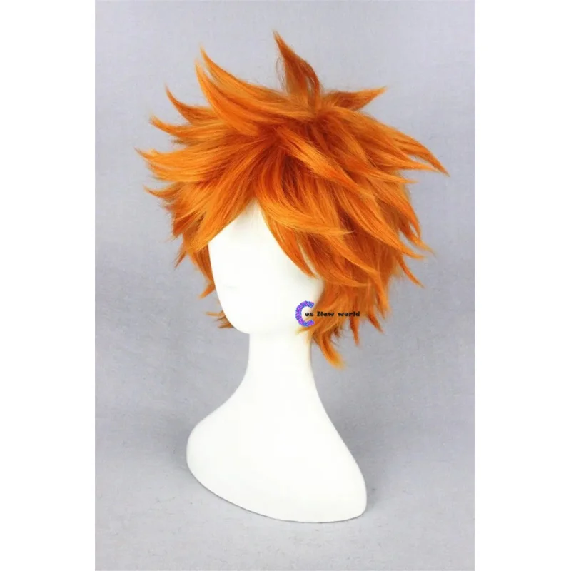 Костюм Haikyuu для косплея Hinata Shouyou короткий оранжевый пушистый многослойный