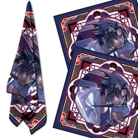 anime naruto uchiha sasuke sports towel large square square decorative sweat towel cartoon bandana toy birthday gift