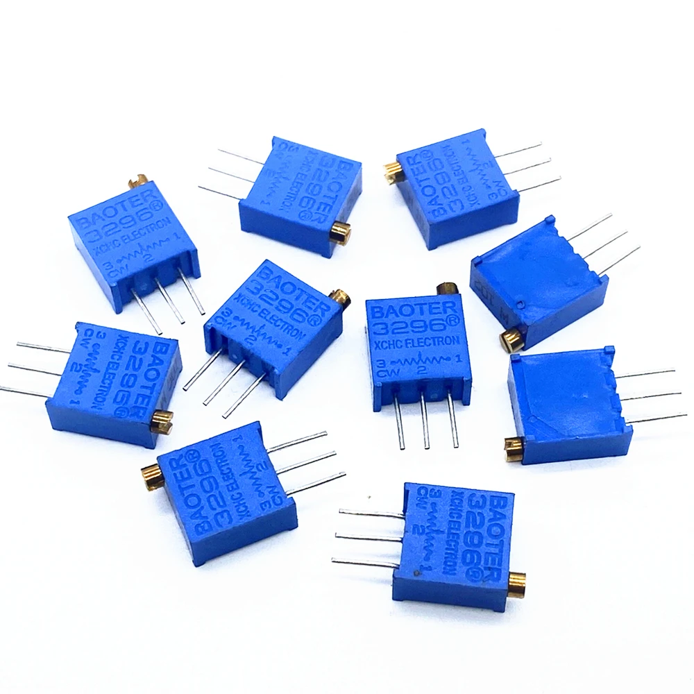 

3296W 50 100 200 500 1K 2K 5K 10K 20K 50K 100K 200K 500K 1MOhm Multiturn Trimmer Potentiometer Hoge Precisie Variabele Weerstand