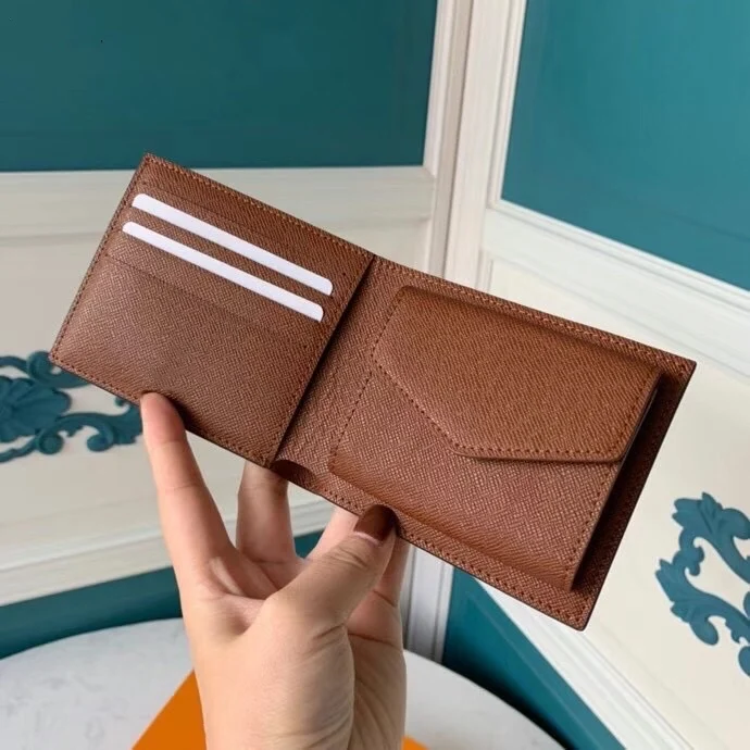

Luxury style high-grade water ripple wallet canvas making men's fashion trends