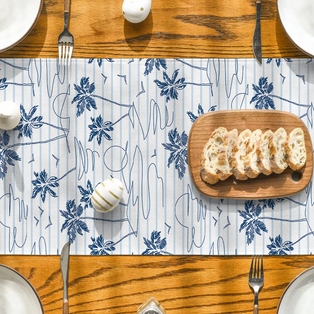 Тропическая Кокосовая скатерть столовая декор для кухни праздничная вечерняя